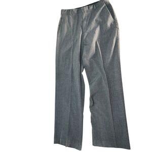 Calvin Klein Gray Straight-Leg Dress Pants